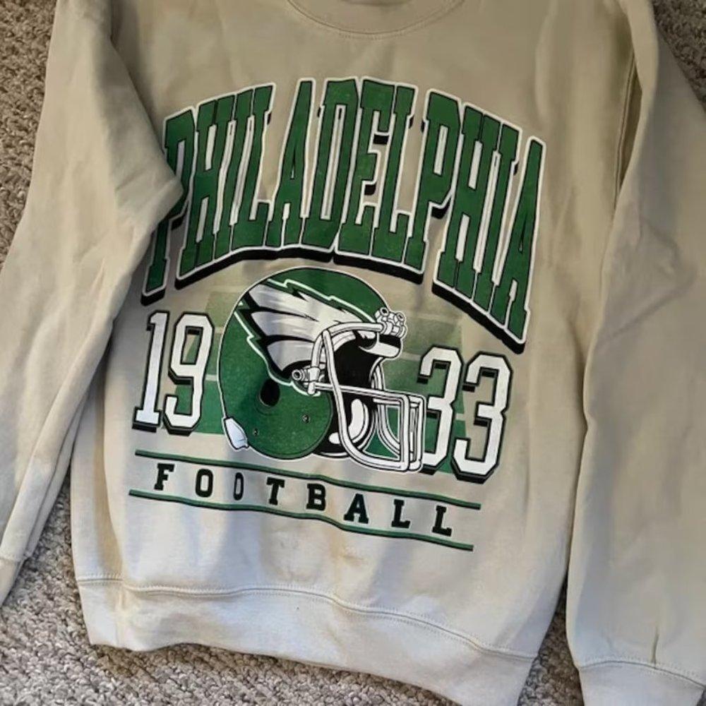 Philadelphia Eagles Sweatshirt Philadelphia Football Crewneck 1933 Retro
